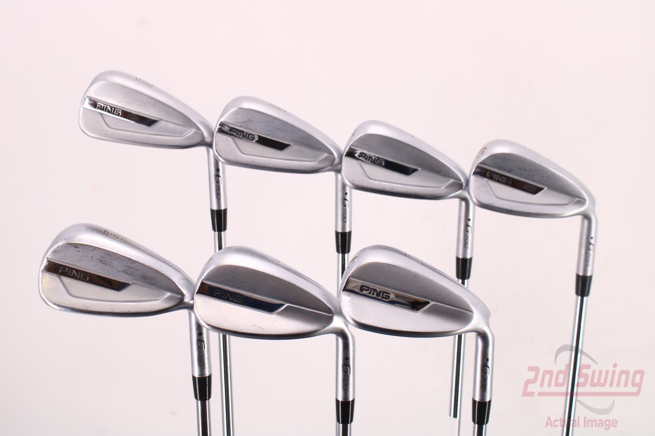 Ping G700 Iron Set 5-PW GW AWT 2.0 Steel Stiff Right Handed Black Dot 38.25in