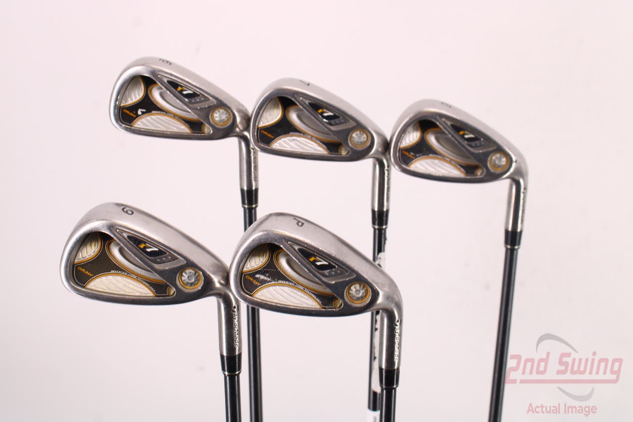 TaylorMade R7 Draw Iron Set 6-PW Stock Graphite Shaft Graphite Stiff Right Handed 38.0in