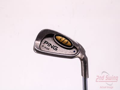 Ping i3 Oversize Single Iron 6 Iron Ping JZ Steel Stiff Right Handed Blue Dot 37.25in