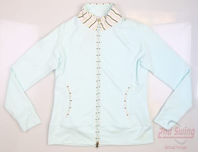 New Womens Fairway & Greene Kara Full Zip Sweatshirt Medium M Multi MSRP $165