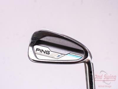 Ping 2015 i Single Iron 7 Iron Ping CFS Distance Steel Stiff Right Handed Black Dot 37.25in