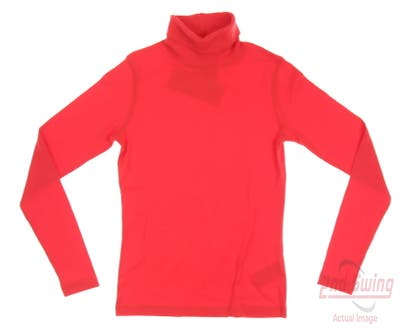 New Womens Daily Sports Golf Long Sleeve Small S Red MSRP $61