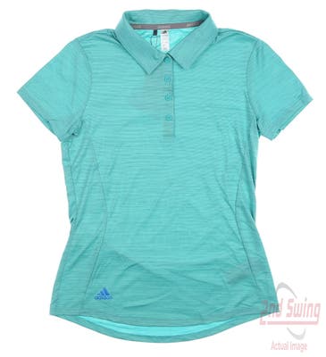 New Womens Adidas Polo X-Small XS Blue MSRP $70