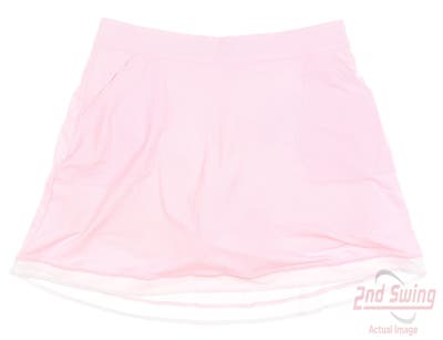 New Womens Peter Millar Golf Skort Large L Pink MSRP $109