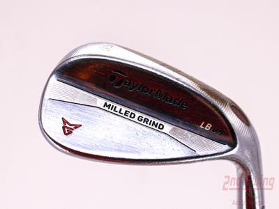 TaylorMade Milled Grind Satin Chrome Wedge Lob LW 58° 9 Deg Bounce True Temper Dynamic Gold Steel Wedge Flex Right Handed 34.75in