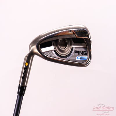 Ping 2016 G Single Iron 6 Iron Ping CFS Graphite Graphite Regular Left Handed Yellow Dot 38.0in