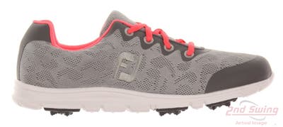 New Womens Golf Shoe Footjoy enJoy Medium 9.5 Gray MSRP $80 95703