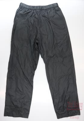 New Mens Antigua Golf Rain Pants X-Large XL Black MSRP $95