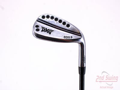 PXG 0311 P GEN2 Chrome Single Iron Pitching Wedge PW FST KBS Tour Custom Black Steel Wedge Flex Right Handed 35.5in