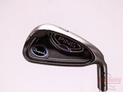 Ping Rhapsody Single Iron 7 Iron 34° Ping ULT 129I Ladies Graphite Ladies Right Handed Blue Dot 36.75in