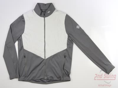 New W/ Logo Mens KJUS Release Jacket Small S Gray MSRP $299