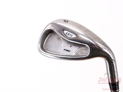 TaylorMade Rac OS 2005 Single Iron 9 Iron Stock Steel Shaft Steel Stiff Right Handed 36.0in