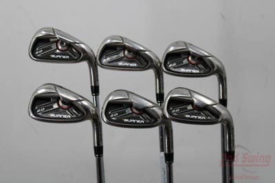 TaylorMade Burner 2.0 HP Iron Set 6-PW AW Stock Steel Shaft Steel Stiff Right Handed 37.75in