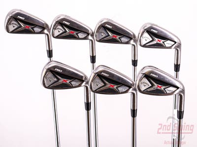 Callaway 2013 X Hot Pro Iron Set 4-PW Project X 5.5 Steel Regular Right Handed 38.0in