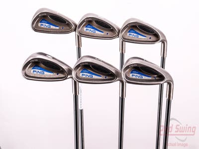 Ping G2 EZ Iron Set 7-PW SW LW Ping TFC 100I Graphite Regular Right Handed Blue Dot 37.0in