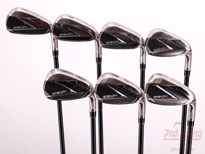 TaylorMade Stealth Iron Set 5-PW GW Mitsubishi MMT 55 Graphite Senior Right Handed 37.25in