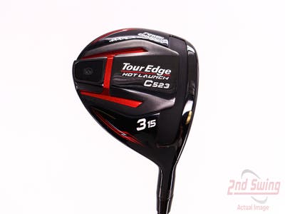 Mint Tour Edge Hot Launch C523 Fairway Wood 3 Wood 3W 15° Stock Graphite Shaft Graphite Stiff Right Handed 43.25in