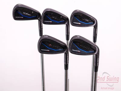 Cobra KING BLK Forged Tec One Length Iron Set 6-PW KURO KAGE Limited Edition AMC Graphite Stiff Right Handed 36.75in