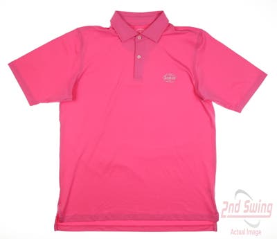 New W/ Logo Mens Fairway & Greene Golf Polo Medium M Pink MSRP $110