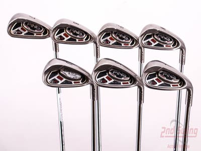 Ping G15 Iron Set 7-PW GW SW LW Ping AWT Steel Regular Right Handed Black Dot 37.25in