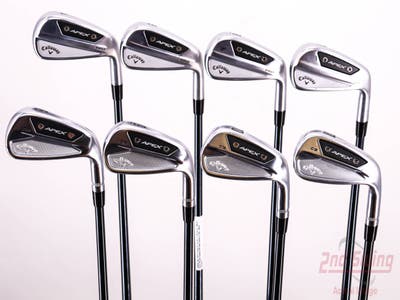 Callaway Apex CB/Pro Combo 24 Iron Set 4-PW AW UST Mamiya Recoil 105 Dart Graphite Stiff Right Handed 37.75in