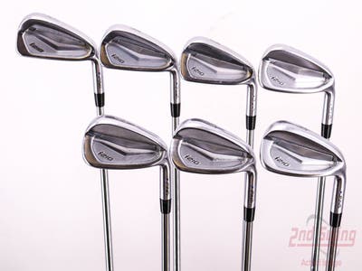 Ping i210 Iron Set 5-PW GW AWT 2.0 Steel Stiff Right Handed Blue Dot 37.0in