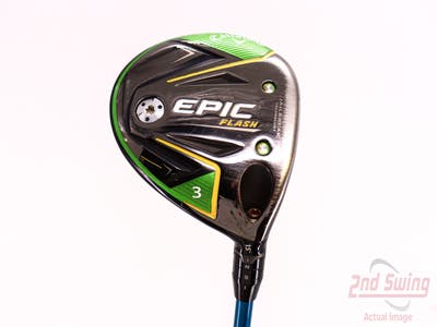 Callaway EPIC Flash Fairway Wood 3 Wood 3W 15° Project X Even Flow Blue 65 Graphite Stiff Right Handed 43.25in