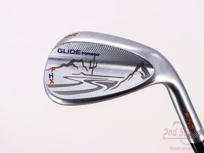 Ping Glide Forged Wedge Sand SW 56° 10 Deg Bounce FST KBS $-Taper 120 Black PVD Steel Stiff Right Handed Red dot 35.75in