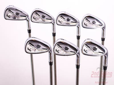 Wilson Staff FG Tour V6 Iron Set 5-PW AW UST Mamiya Recoil 65 F3 Graphite Regular Right Handed 38.5in