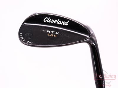 Cleveland 588 RTX 2.0 Black Satin Wedge Sand SW 56° 12 Deg Bounce True Temper Dynamic Gold Steel Stiff Right Handed 35.5in