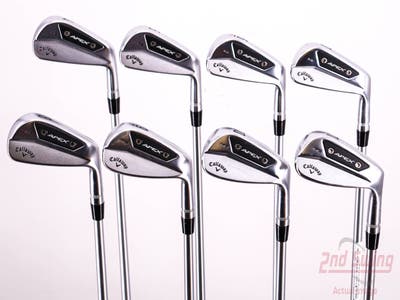 Callaway Apex MB 24 Iron Set 4-PW AW FST KBS Tour C-Taper 120 Steel Stiff Right Handed 38.0in