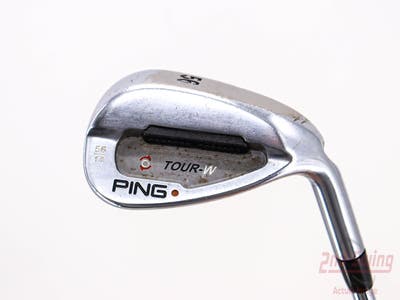 Ping Tour-W Brushed Silver Wedge Sand SW 56° 14 Deg Bounce Ping AWT Steel Senior Right Handed Orange Dot 34.0in