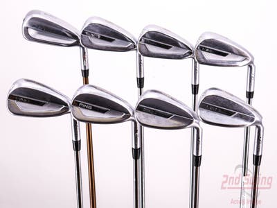 Ping G700 Combo Iron Set 4H 5-PW GW AWT 2.0 Steel Stiff Right Handed Black Dot 39.5in