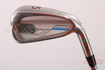 Ping 2015 i Single Iron 5 Iron Ping CFS Distance Steel Senior Right Handed Green Dot 38.0in