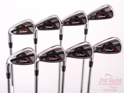 Titleist 712 AP1 Iron Set 4-PW AW Dynalite Gold XP S300 Steel Stiff Left Handed 38.5in