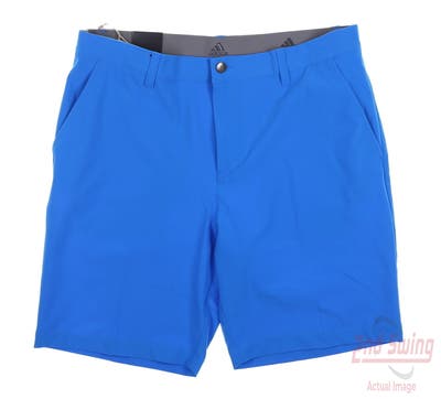 New Mens Adidas Ultimate365 Shorts 32 Blue MSRP $70