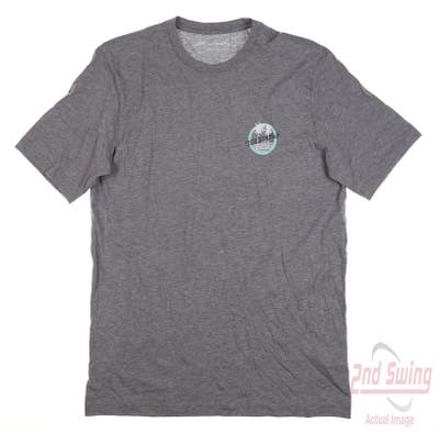 New Mens Travis Mathew Fall T-Shirt Medium M Gray MSRP $45