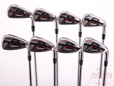 Titleist 712 AP1 Iron Set 4-PW AW Dynalite Gold XP S300 Steel Stiff Right Handed 38.5in
