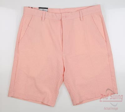 New Mens Footjoy Golf Shorts 33 Pink MSRP $85