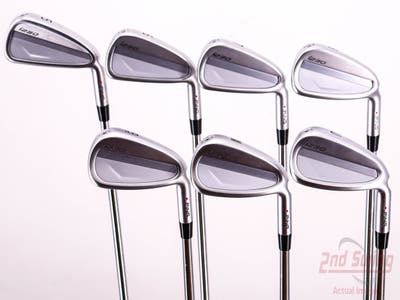Ping i230 Iron Set 5-PW UW Stock Steel Shaft Steel Stiff+ Right Handed Red dot 38.25in