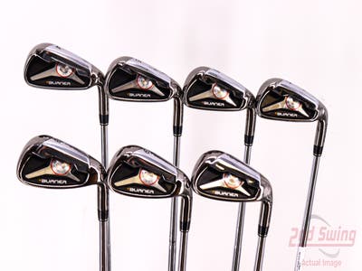 TaylorMade 2009 Burner Iron Set 4-PW Dynalite Gold SL S300 Steel Stiff Right Handed 39.25in