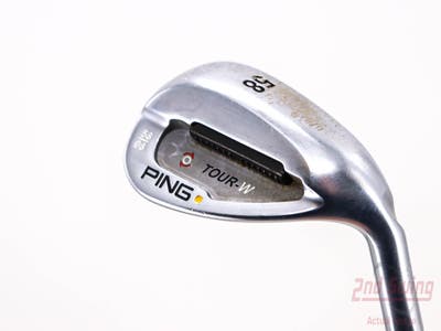 Ping Tour-W Brushed Silver Wedge Lob LW 58° 8 Deg Bounce Ping AWT Steel Regular Right Handed Yellow Dot 35.5in
