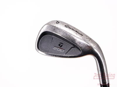 TaylorMade 200 Steel Single Iron Pitching Wedge PW Stock Steel Shaft Steel Regular Right Handed 35.75in