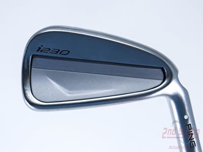 Ping i230 Single Iron 6 Iron FST KBS C-Taper 130 Steel X-Stiff Right Handed White Dot 38.25in