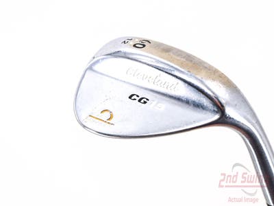 Cleveland CG15 Satin Chrome Wedge Lob LW 60° 12 Deg Bounce Cleveland Traction Wedge Steel Wedge Flex Right Handed 35.5in