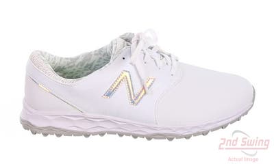 New Womens Golf Shoe New Balance Fresh Foam Breathe Medium 8.5 White MSRP $80 NBGW4002WM