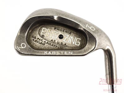 Ping Zing Single Iron 9 Iron Ping KT-M Steel Stiff Right Handed Black Dot 36.25in