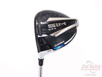 TaylorMade SIM MAX Driver 9° Kuro Kage Silver 5th Gen 60 Graphite Regular Left Handed 45.75in