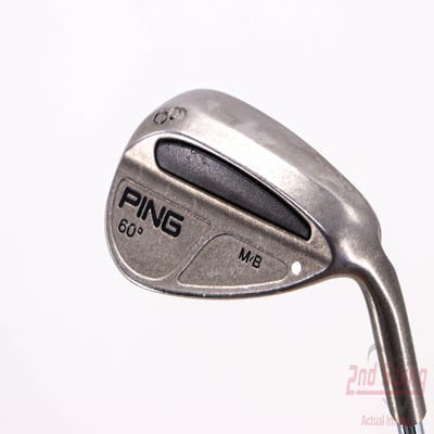 Ping MB Wedge Lob LW 60° True Temper Dynamic Gold S400 Steel Stiff Right Handed White Dot 36.5in