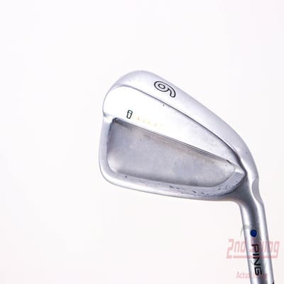 Ping iBlade Single Iron 6 Iron Aerotech SteelFiber i110cw Graphite Stiff Right Handed Blue Dot 37.5in